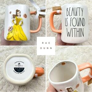 Rae Dunn Disney Princess Belle Mug